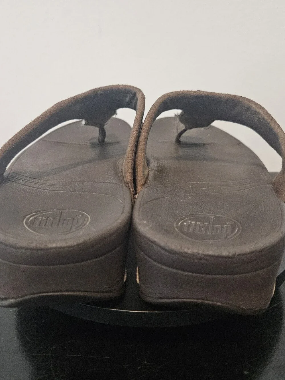 FitFlop‎ Womens Pietra Bronze Jeweled  Thong Sandals Size 7